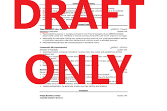 write a professional resume and cover letter tailored to you