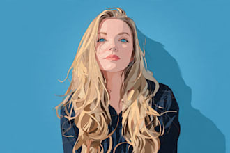 do a vector portrait for you