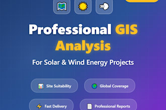 do gis analysis for solar farm site suitability and feasibility