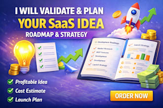 create your saas idea and product roadmap