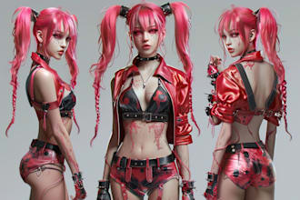 do model in a cosplay of your choice