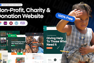 design and build a non profit wordpress website for non profit charity donation