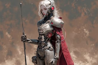 create epic sci fi star wars inspired artwork, stories