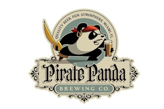 design pirate panda brewing logo