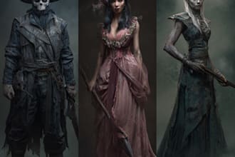 fantasy horror and fantasy horror character