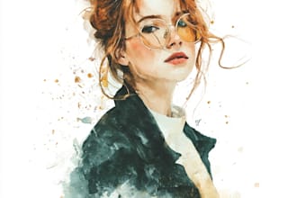 create a beautiful watercolor illustration for you