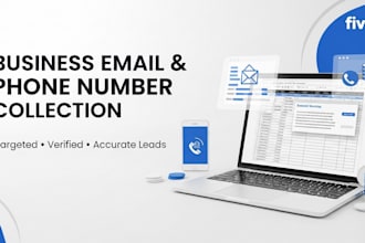 collect business emails and phone numbers