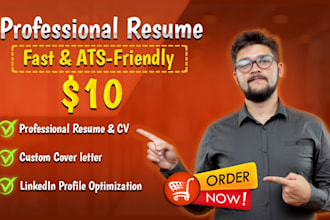 deliver ats optimized professional resume and tech CV