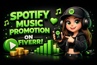 promote your spotify music to increase real streams, monthly listeners, no bot
