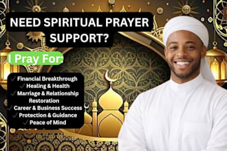 provide spiritual prayer support for your personal requests