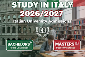apply for your university admission in italy