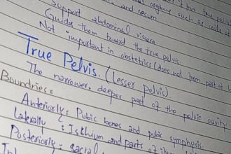 handwritten assignments for school and university