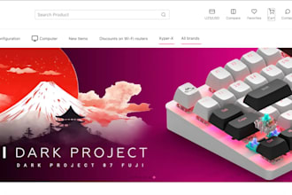 build a responsive full stack e commerce website for your business