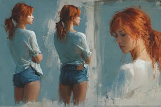 create digital paintings by hand