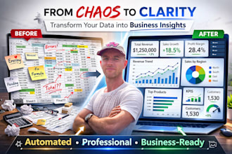 build a custom excel dashboard with automation