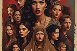 design movie posters, film posters or magazine covers