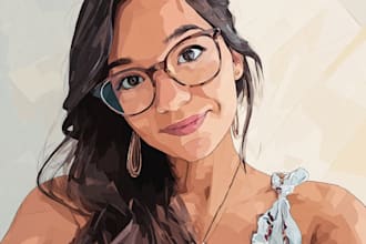 design an portrait into cartoon disney