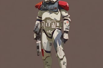 create custom star wars inspired fan art illustration