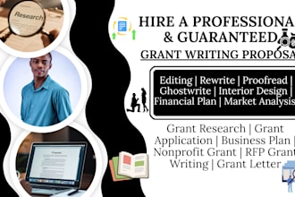 write grant proposal grant application business plan grant research grant writer