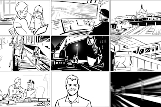 youtube video storyboard artist for cinematic content creators