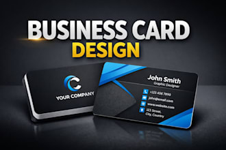 design a modern and professional business card