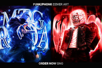 create pro phonk, funk cover art in 24 hours