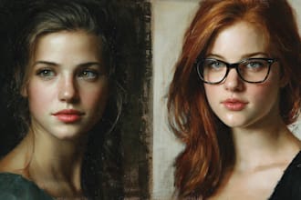 draw realistic portraits for you