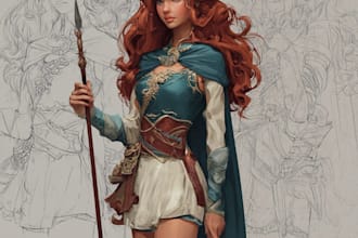 fantasy character and character art