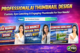 design professional ai youtube thumbnail that increases CTR