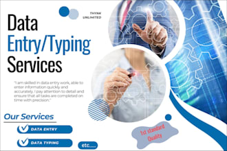 expert typing and data entry help