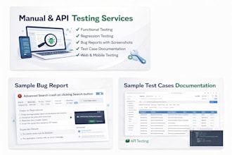 do professional QA testing and create detailed test cases