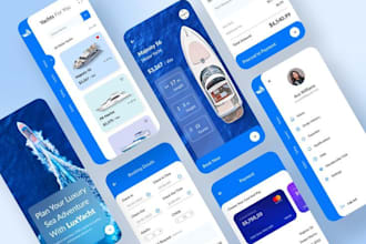 build real time yacht, jet ski, boat rental app for booking n location tracking