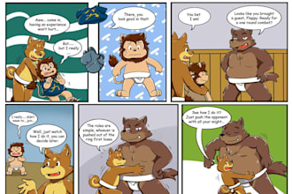 draw a custom cartoon comic strips