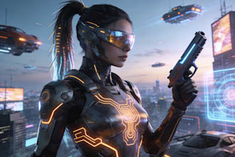 design your sci fi and star wars character