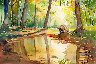 do watercolor painting as realistic painting
