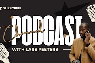 make a professional podcast cover, podcast cover art, and podcast banner design