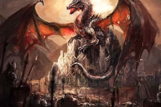 draw fantasy illustrations, concept art, and card game art