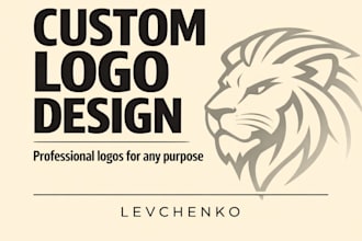 create a modern, creative logo tailored to your business