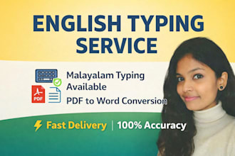 english and malayalam typing and PDF to word conversion