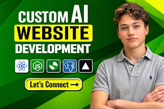 create an custom ai website with chatbot and n8n automations