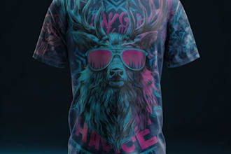 design a creative graphic t shirt design