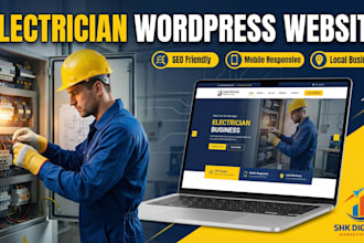 design a wordpress website for electrical services