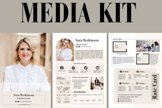 design professional press kit, media kit,epk, press release