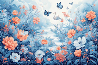 make a digital design for textile print