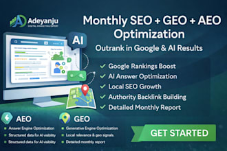 do aeo geo seo monthly services local citation off page onpage google ranking