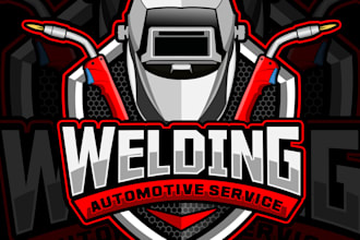 design high quality welding mascot logo for your business