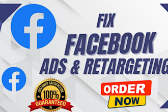 fix and create facebook meta ads issues and improve performance retargeting ads