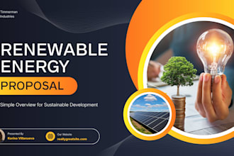 design clean energy pitch deck renewable power climate tech startup pitch deck