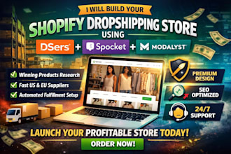 build a profitable shopify dropshipping store using dsers spocket modalyst sup