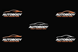 make a high quality auto bodycar logo with unlimited revisions